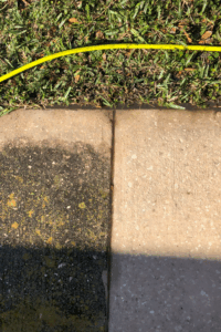 Pressure washing
